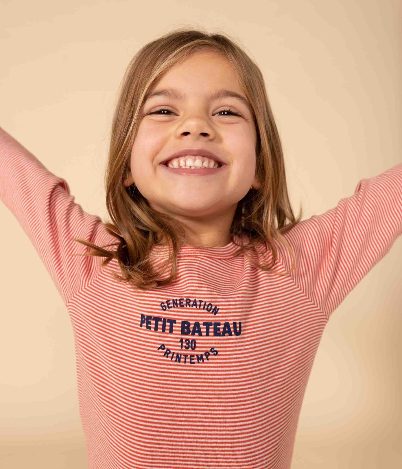 Pyjama rayé petite fille/petit garçon en coton