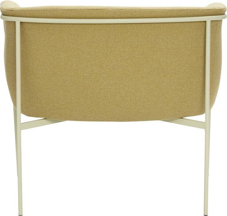 Hübsch Eyrie Lounge Chair Yellow Lysegrøn/gul