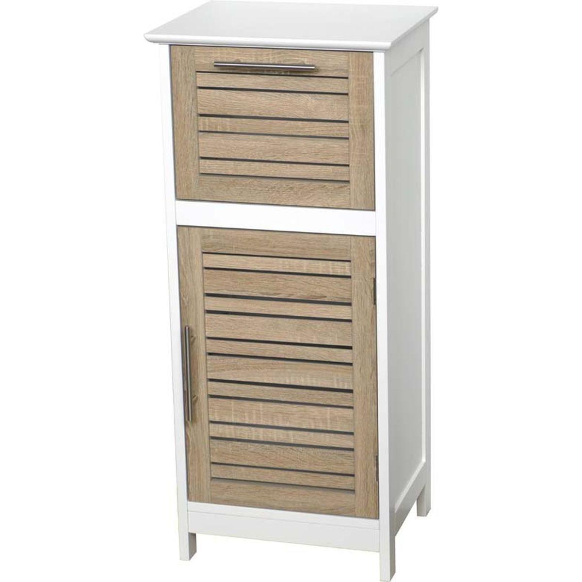 ELEMENT BAS STRUCTURE MDF 1 PORTE  1 TIROIR MDF  STOCKHOL