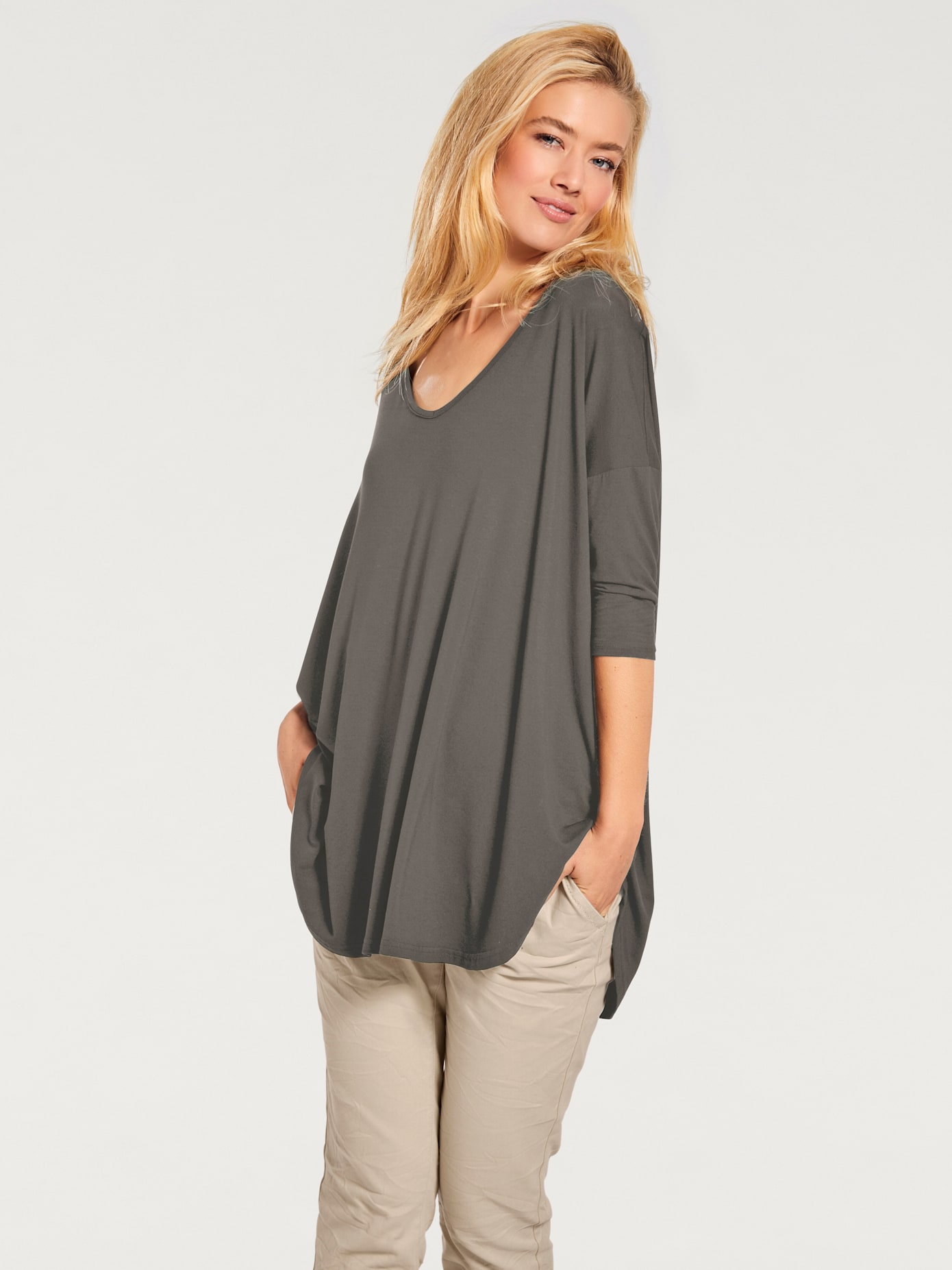 T-shirt ample look sportif décontracté