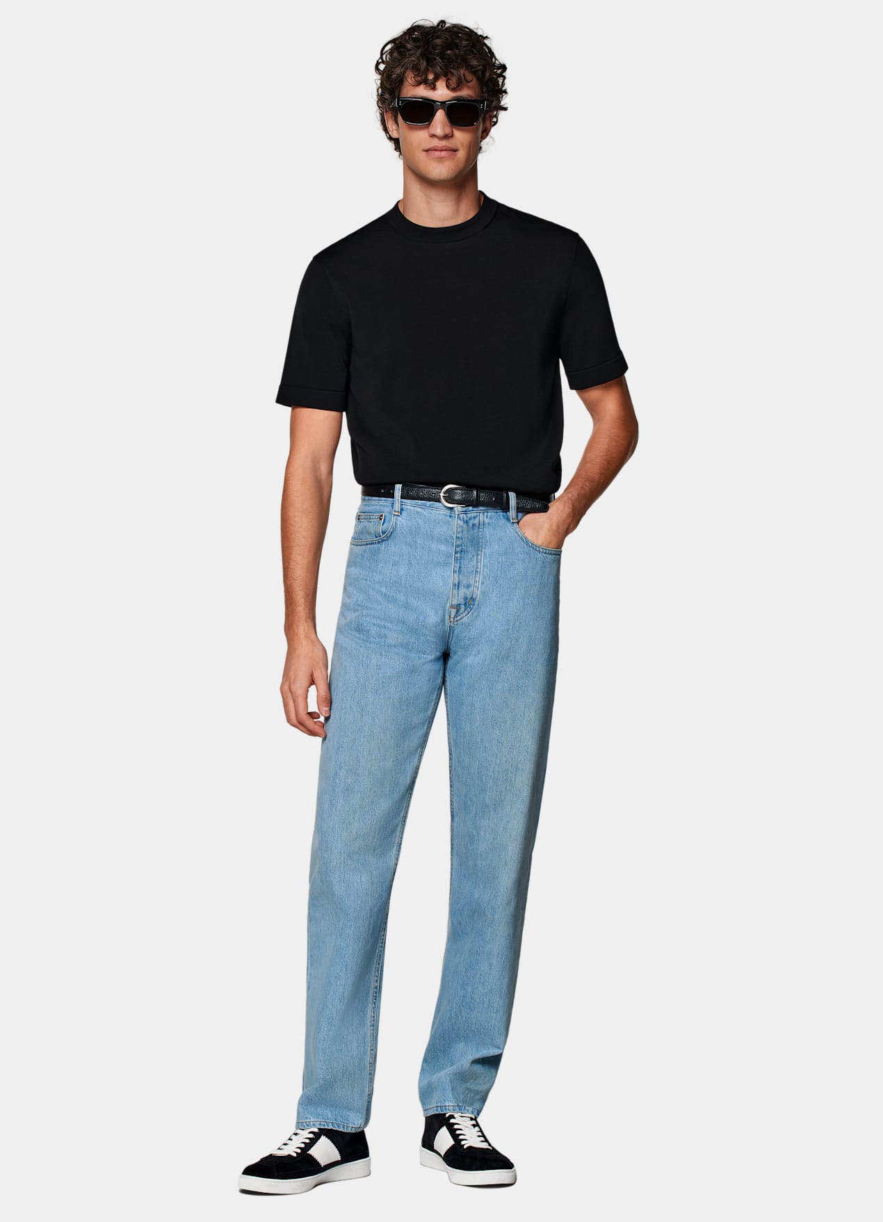 Jean Straight Leg bleu clair