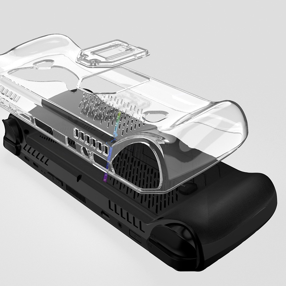 Asus Rog Ally X TPU Bumper Case Schutzhülle mit Kickstand Halterung - Transparent