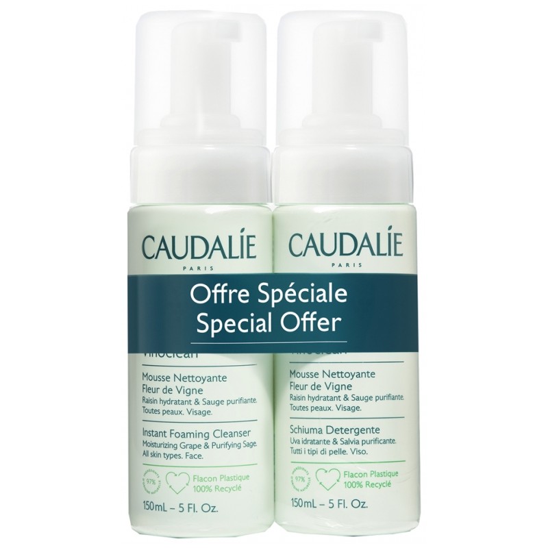 Caudalie - Vinoclean - Reinigungsschaum DUO, 2x150ml