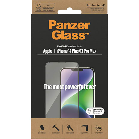 PanzerGlass skærmbeskyttelse iPhone 14 Plus/13 Pro Max