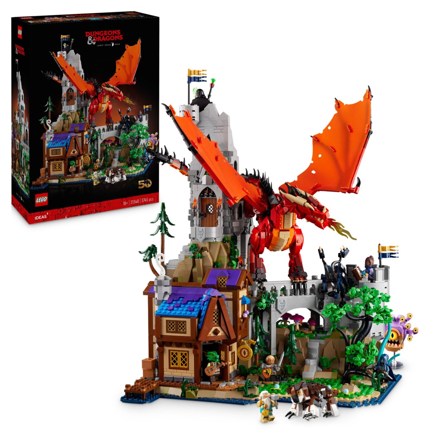 LEGO® Ideas 21348 Dungeons & Dragons: Die Sage vom Roten Drachen (LEGO® Rare Set)