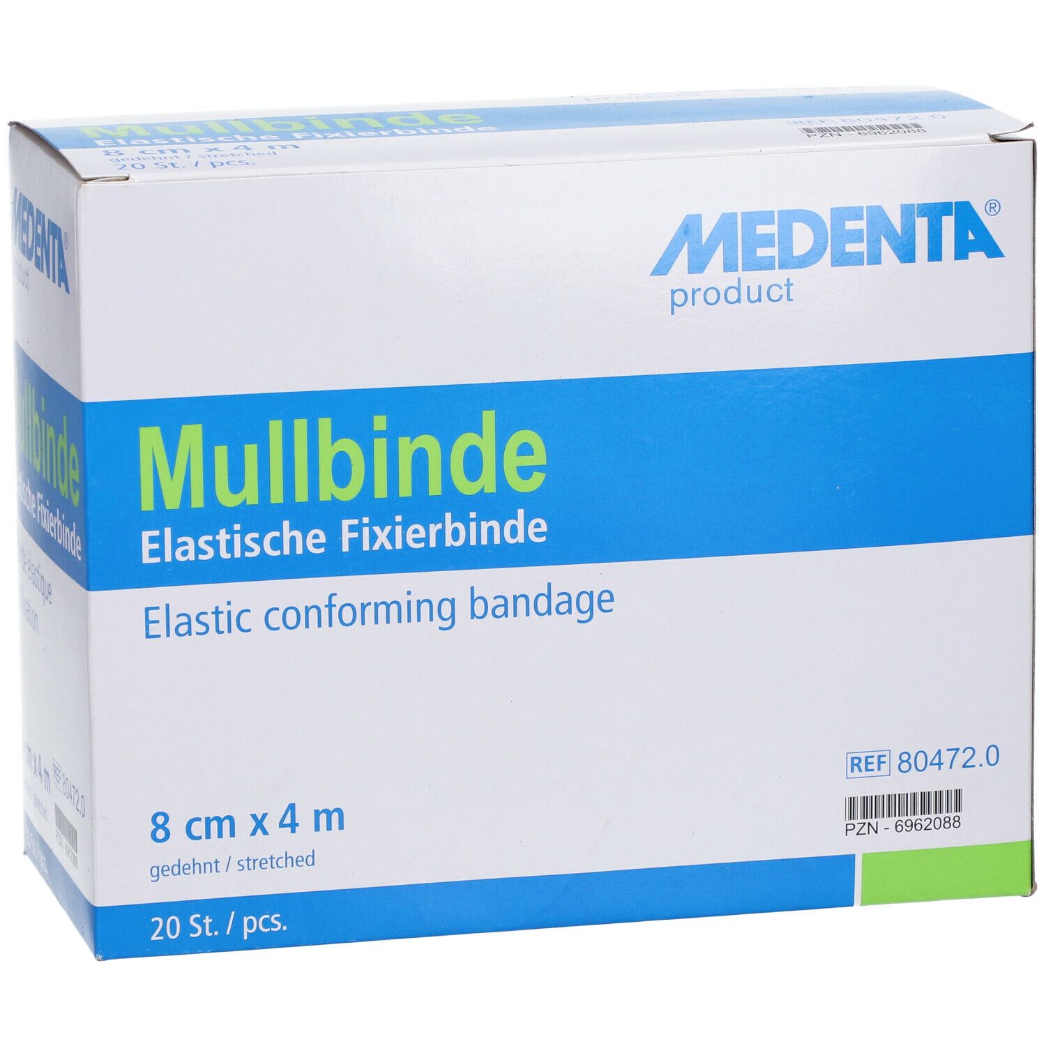 Mullbinde elastisch 8 cm x 4 m