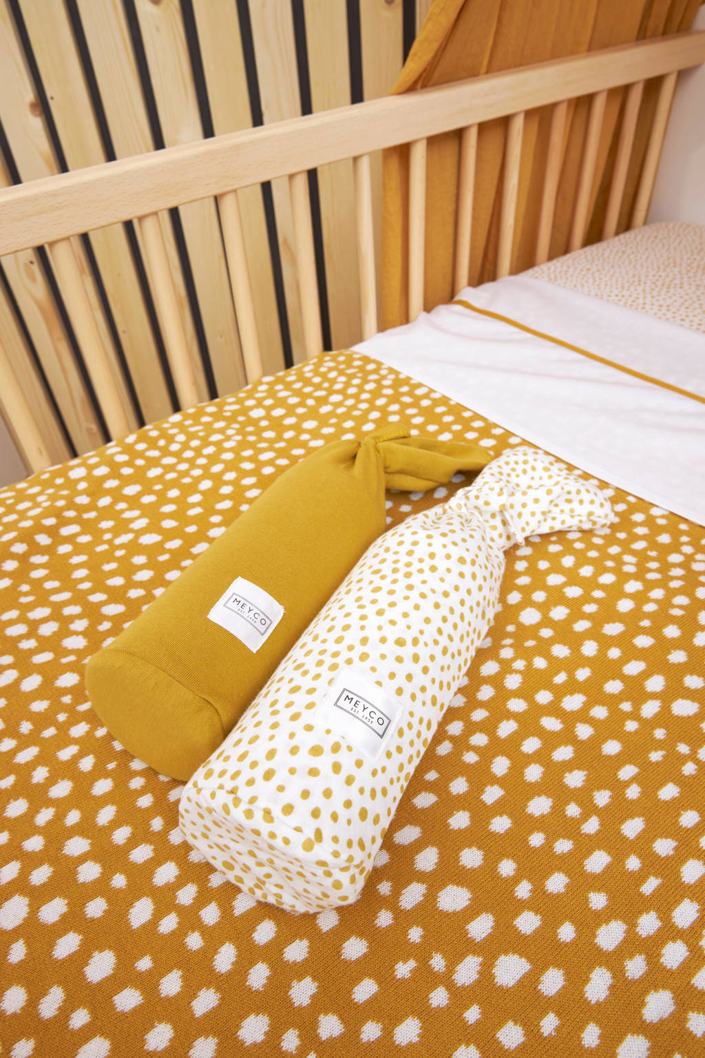 kruikenzak Basic jersey Cheetah - set van 2 honey gold