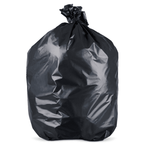 Sacs poubelle 160L PEHD noir 26µ lien classique Jet'Sac