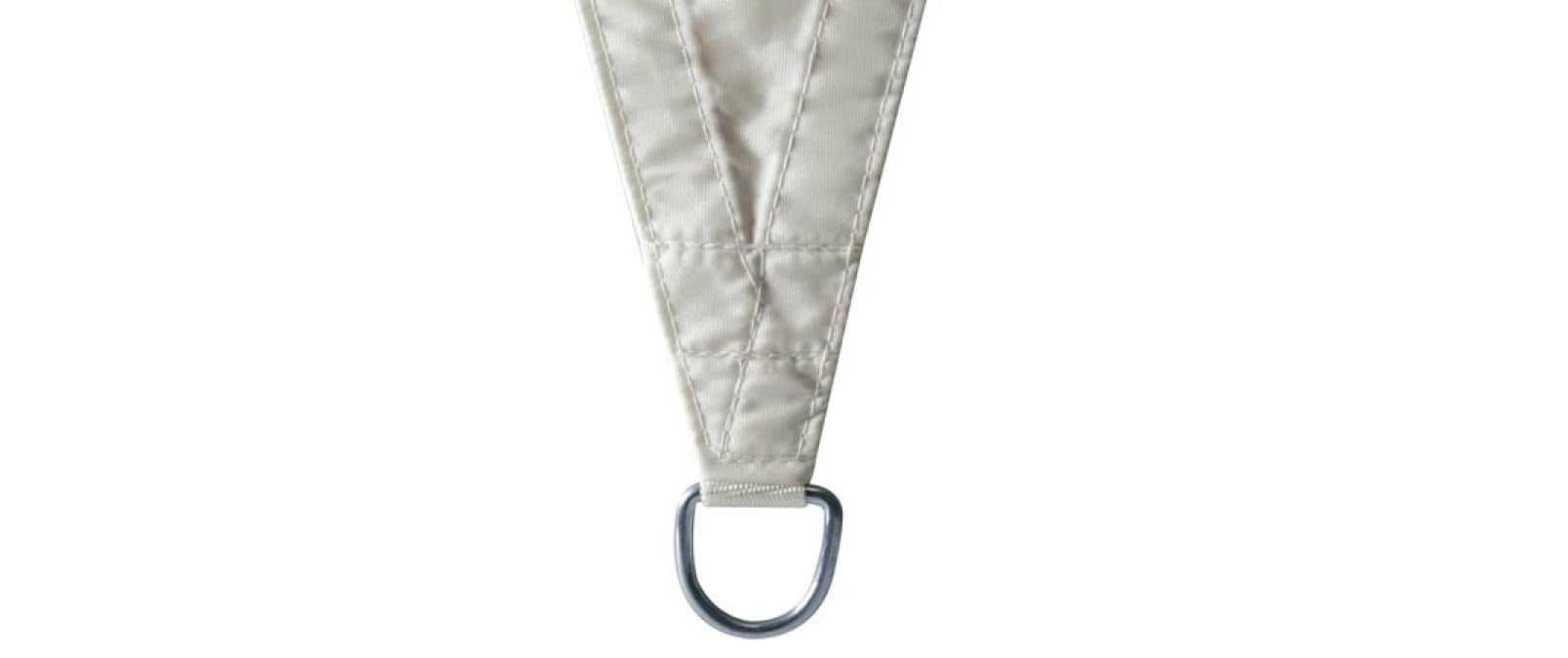 Sonnensegel 360 cm, DreieckDreieck 3.6 x 3.6 x 3.6 m, creme