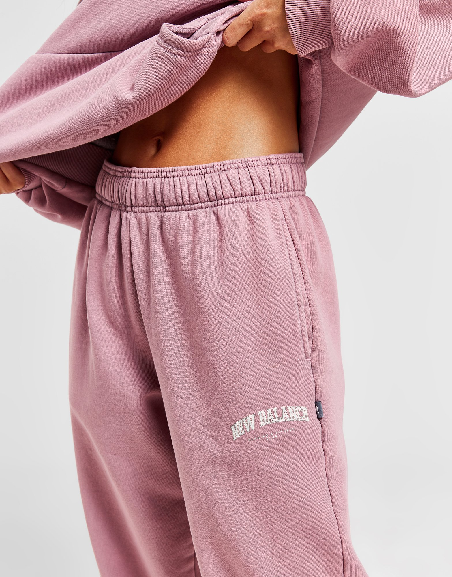 New Balance Pantalon de jogging Logo Washed Femme