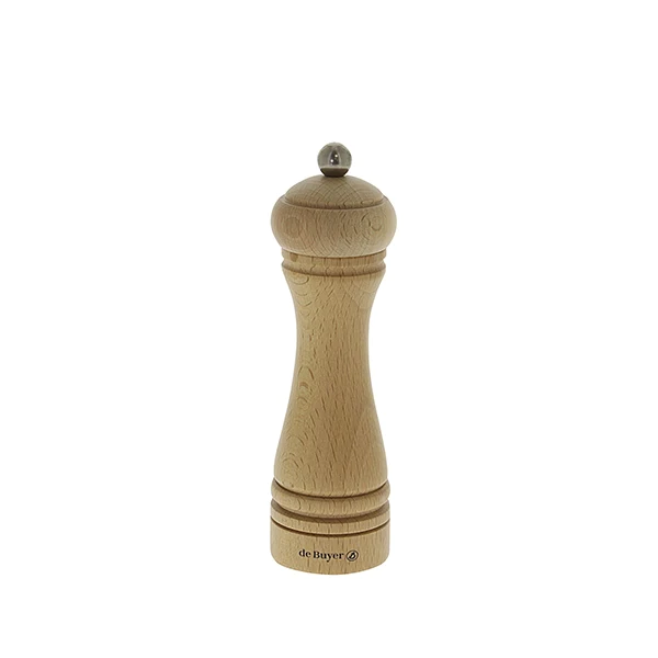 Moulin à épices Java 18 cm naturel De Buyer