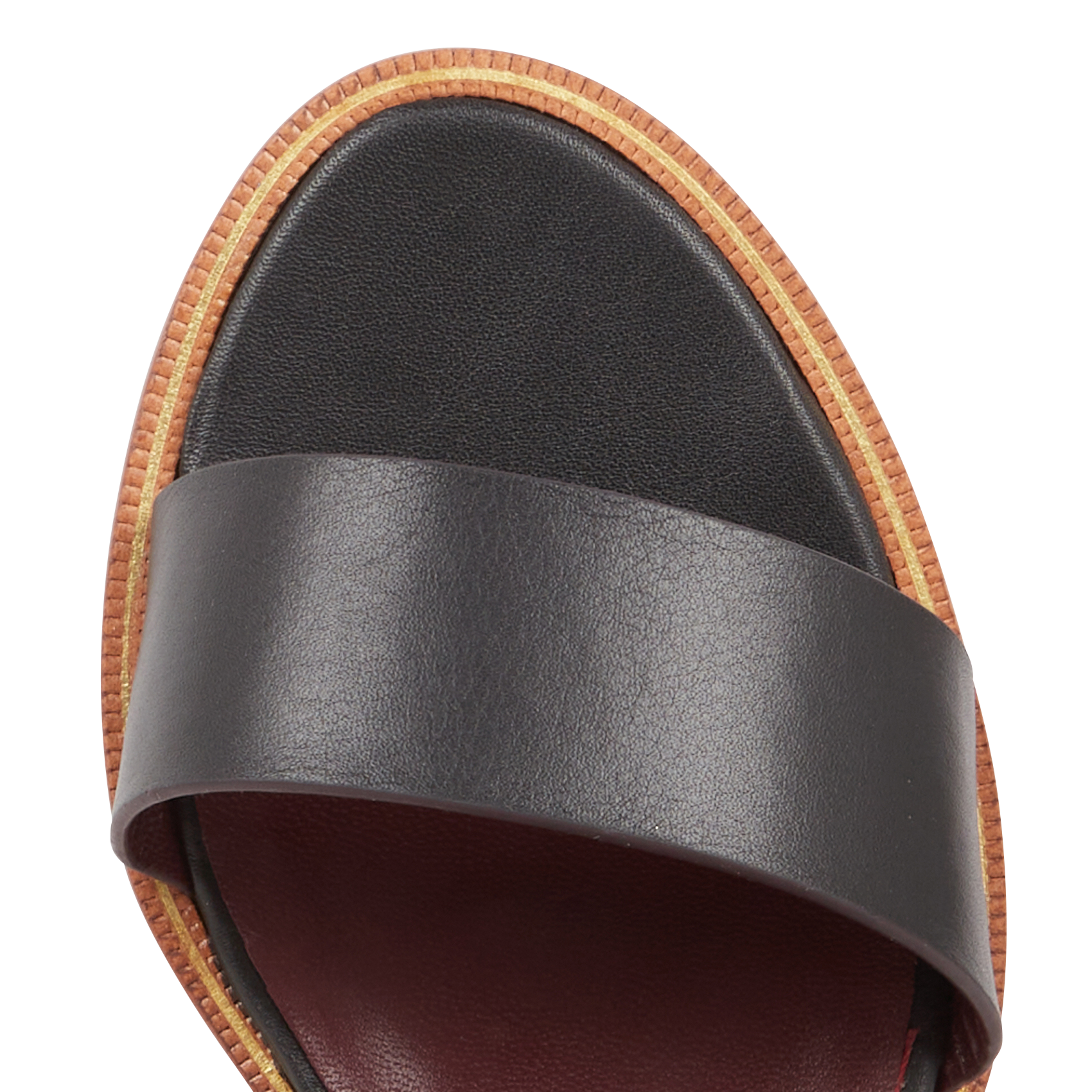 POUPYN OSLO - Sandales à talon en cuir| Noir