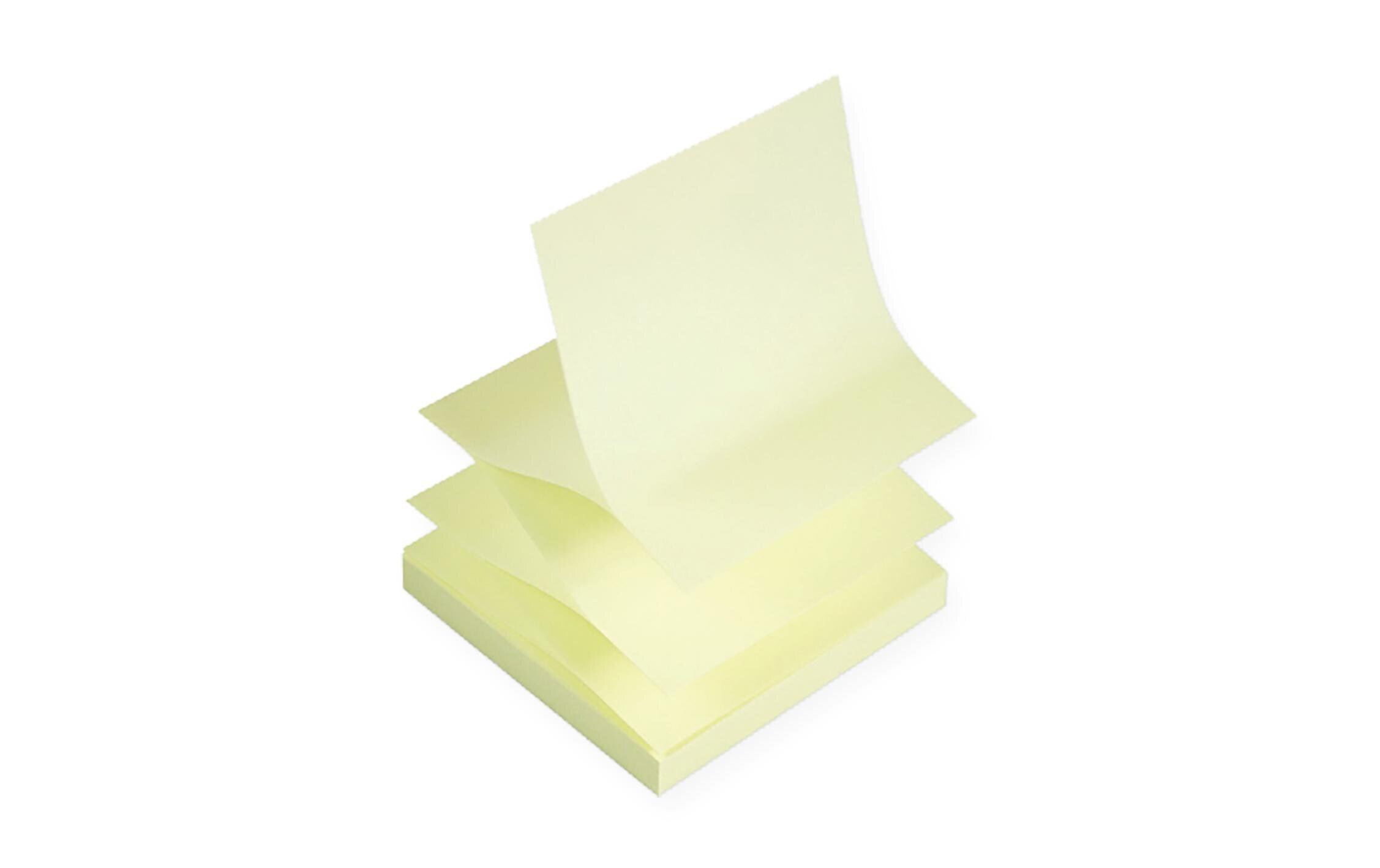 Notizzettel Z-Notes 7.5 x 7.5 cm, Gelb, 100 BlätterHaftnotizen
