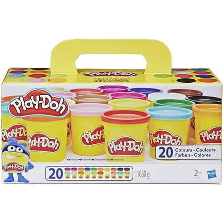 Play-Doh Super Farbenset (20er Pack), Knete für fantasievolles und kreatives Spielen