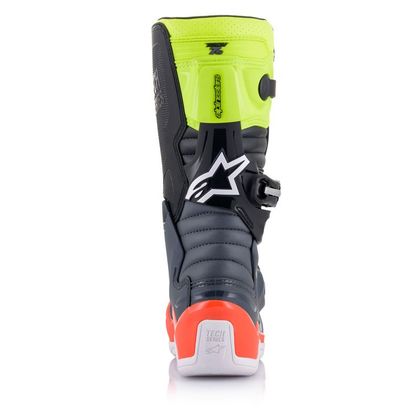 Bottes cross Alpinestars TECH 7 S - DARK GRAY RED FLUO YELLOW FLUO 2023 - Gris / Jaune