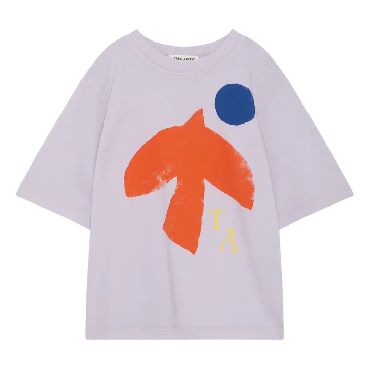 True Artist T-shirt n°05 Oiseau | Lilas