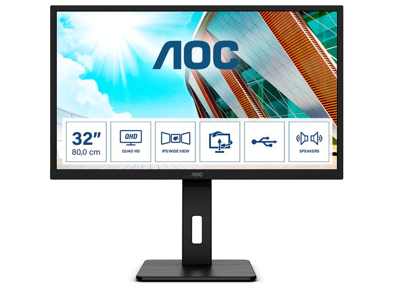 AOC Monitor Q32P2 Ergonomischer 31.5