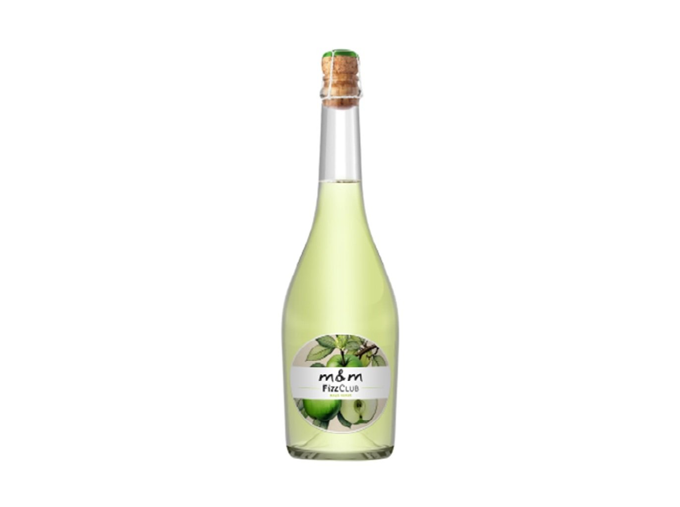 BEBIDA M & M FIZZ CLUB MAÇÃ VERDE 075L