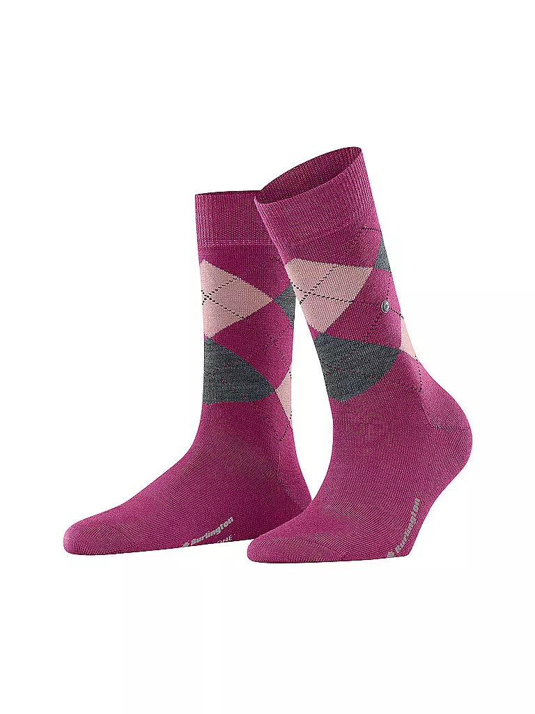 BURLINGTON Damen Socken MARYLEBONE 36-41 berry pink