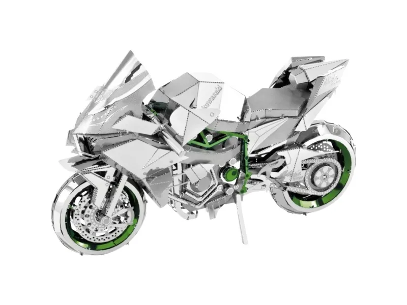 Metal Earth Iconx Kawasaki Ninja Green Metalbyggesæt