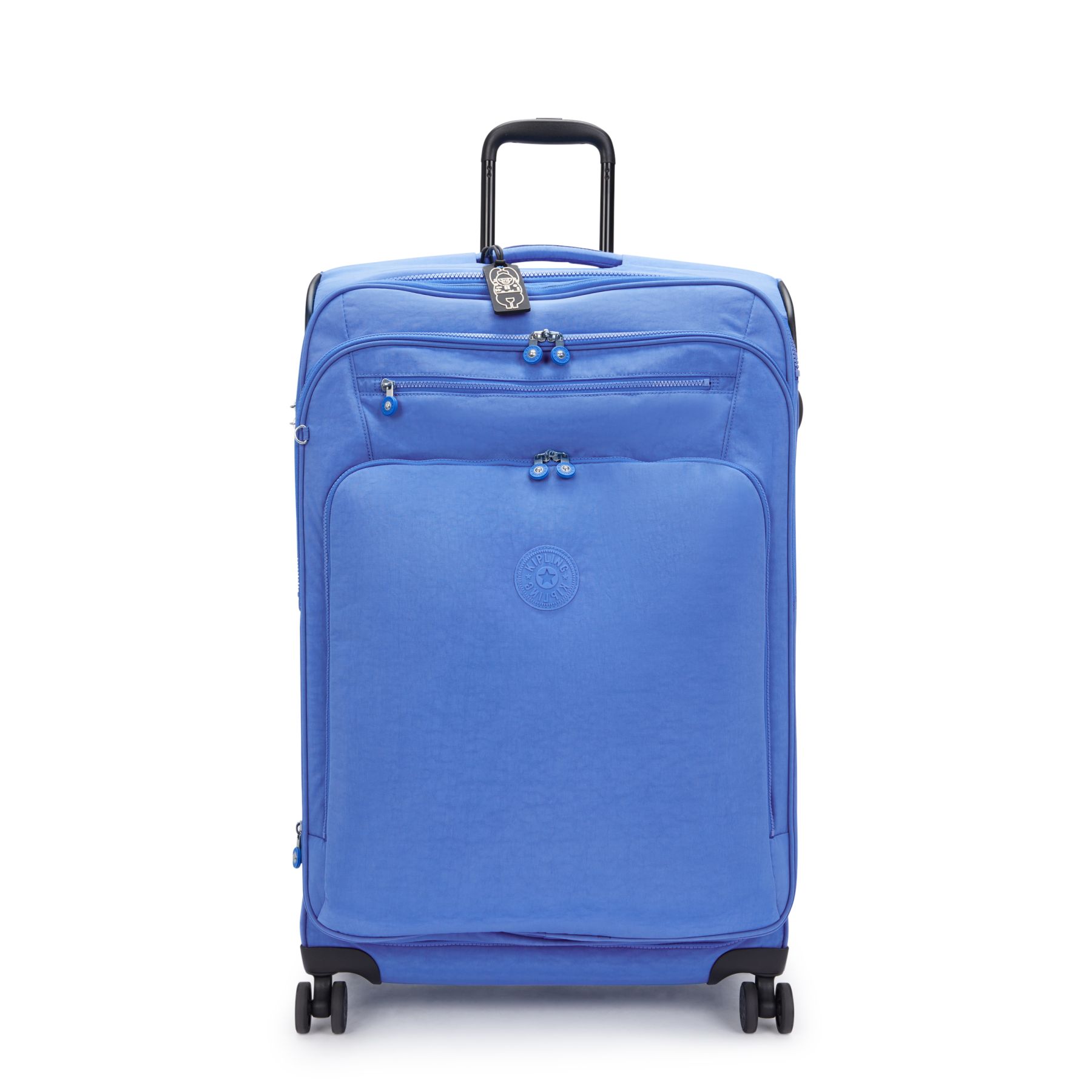 NEW YOURI SPIN L Grande Valise Extensible à Roulettes avec Poignée Télescopique - Havana Blue