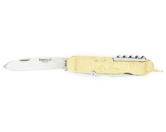 Chasseur - Chien - 6 pièces - Inox Couteau de poche par Coursolle