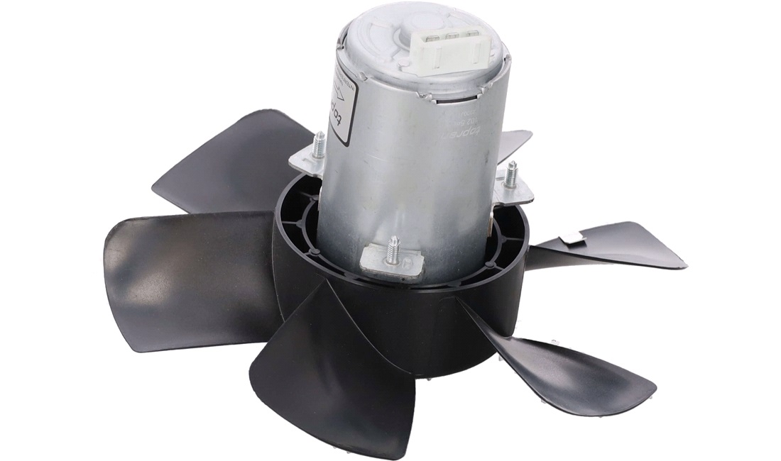 Ventilator, motorkøling