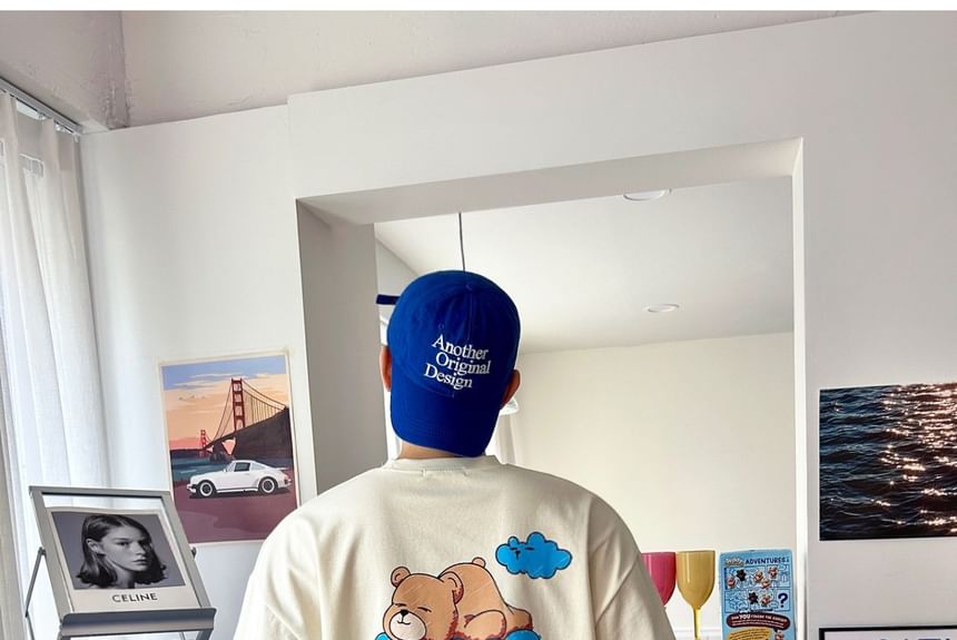 SeoulPop - T-shirt met korte mouwen en dierenprint en losse pasvorm