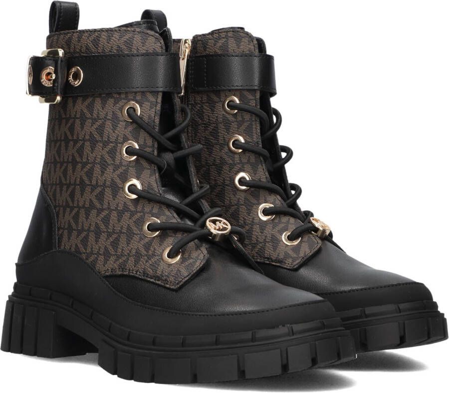 Michael Kors Blake Colby veterboots zwart bruin