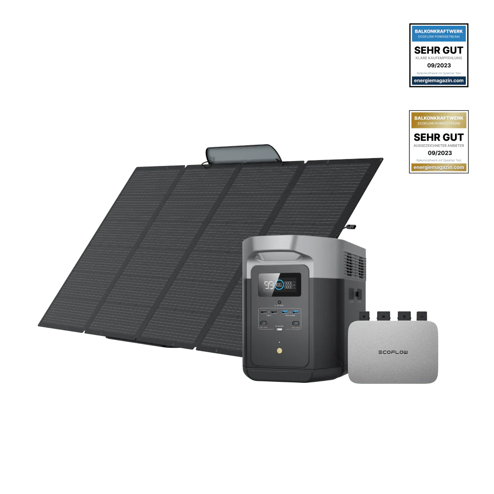 EcoFlow DELTA Max Solargenerator (Tragbarer PV400W)