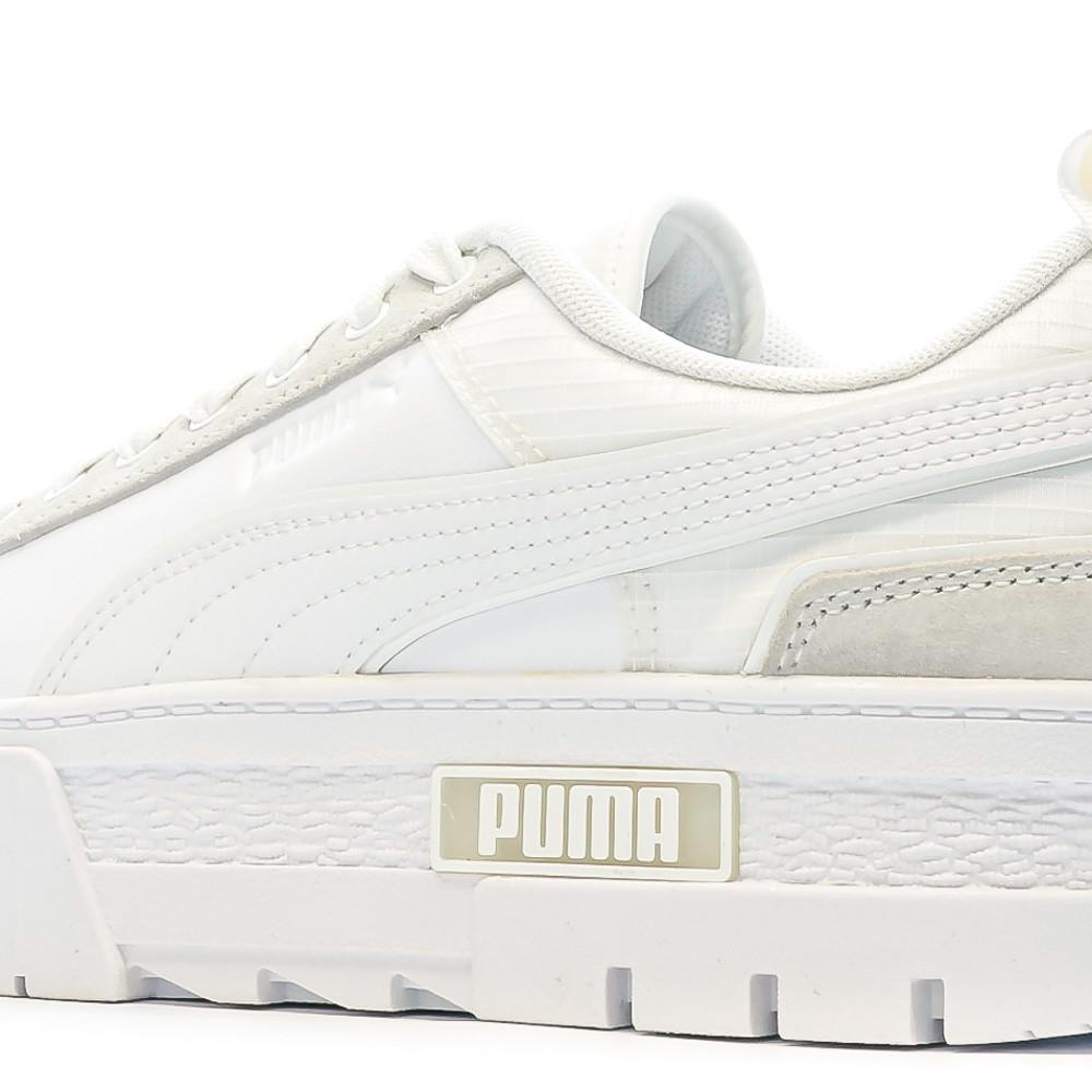 Puma Baskets Blanches Femme Puma Mayze Tech