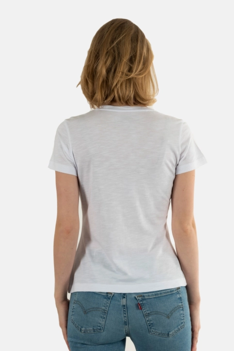 Tee shirt guess jeans vn slubby g011 pure white