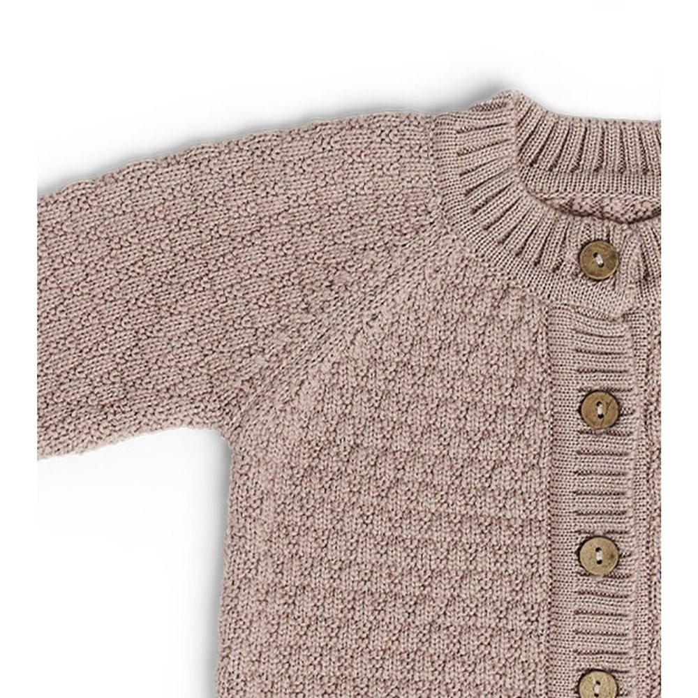 Køb Smallstuff Powder Cardigan Square Strik Merino Uld