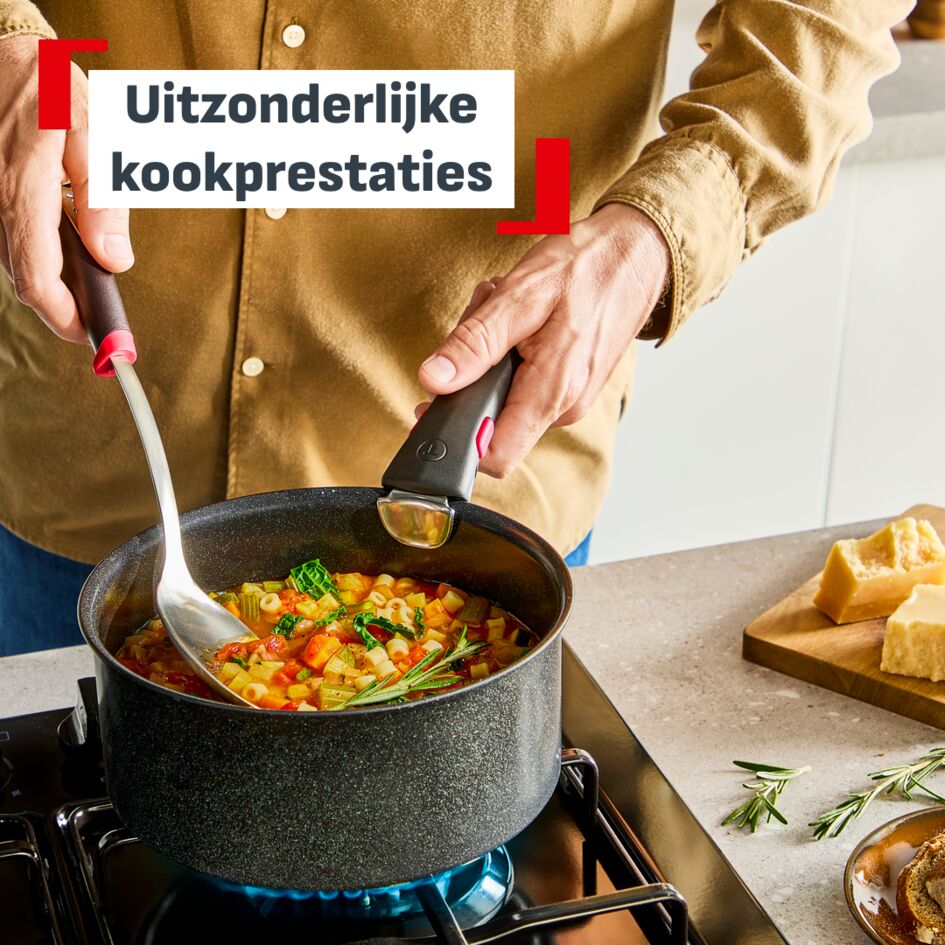 Ingenio Excellence Ceram keramische 4-delige pannenset - stapelbaar - Fusion Core - inductie