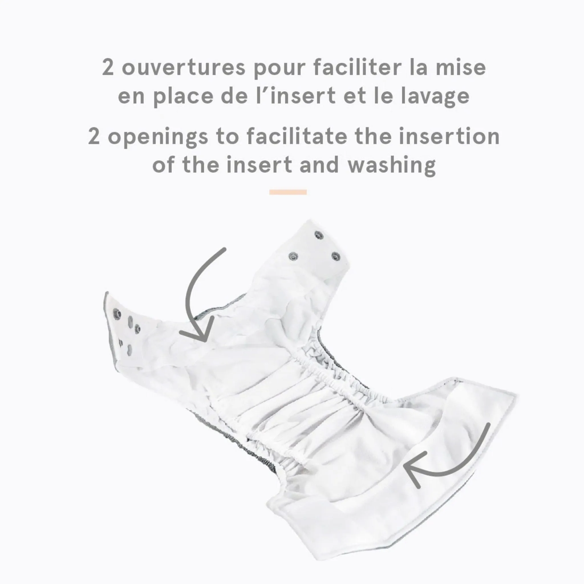 La Petite Ourse Couche Lavable 10-35lb - Fraîcheur (LPO x Karine Pothier)