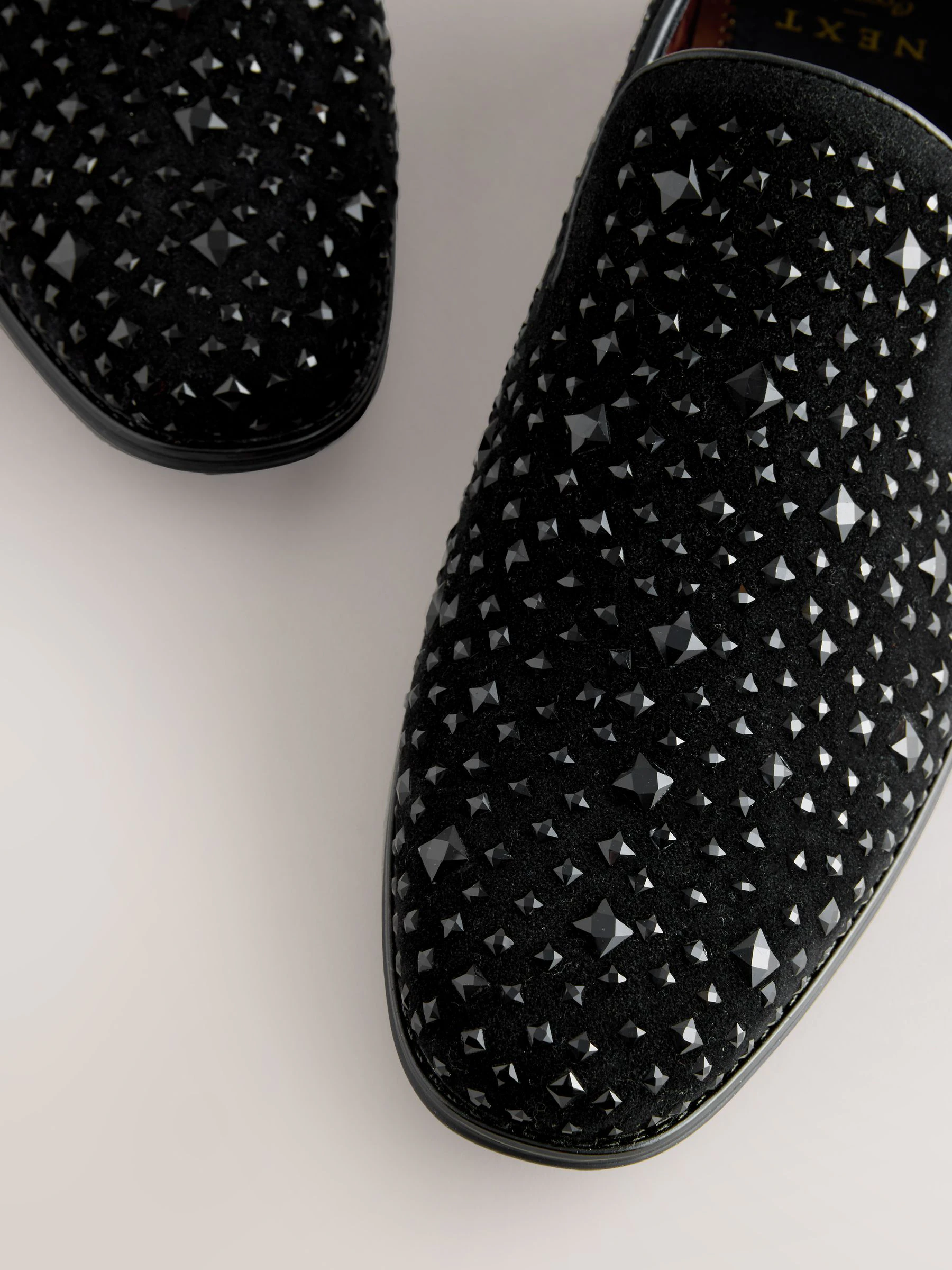 Zwart - Jewel Trim Loafers