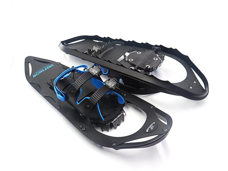 Nanuq Schneeschuh Deepsnow Schwarz/Blau Der Schneeschuh für viel Komfort und Spass für Einsteiger und Profis