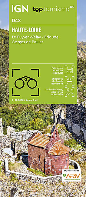 IGN - HAUTE-LOIRE D43 TOP TOURISME 100 IGN