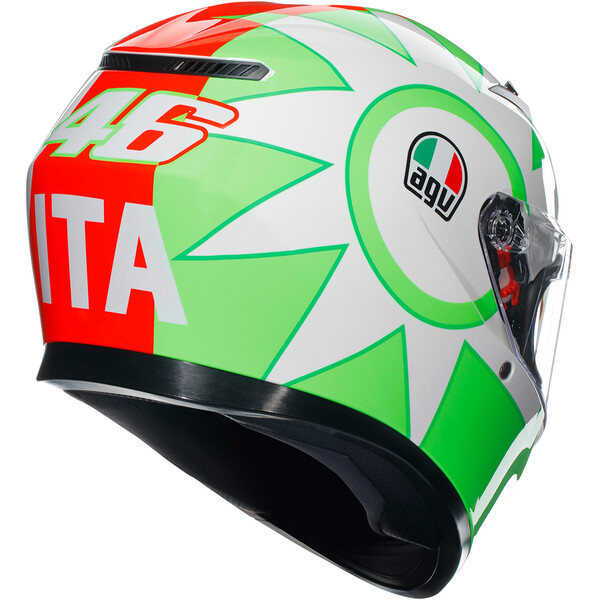 AGV - Casque K3 Rossi Mugello 2018 Vert / Blanc / Rouge