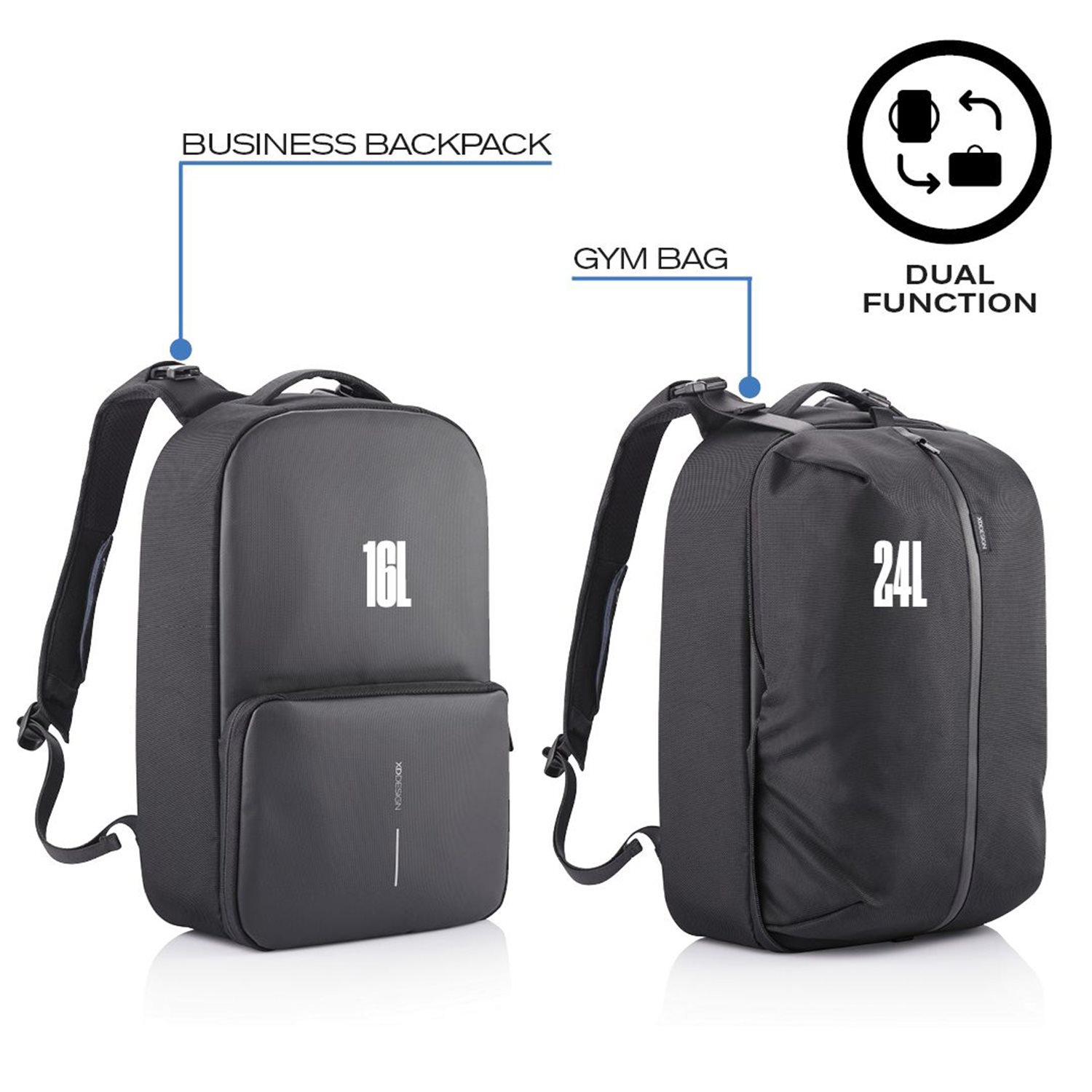 XD Design Flex Gym Bag black
