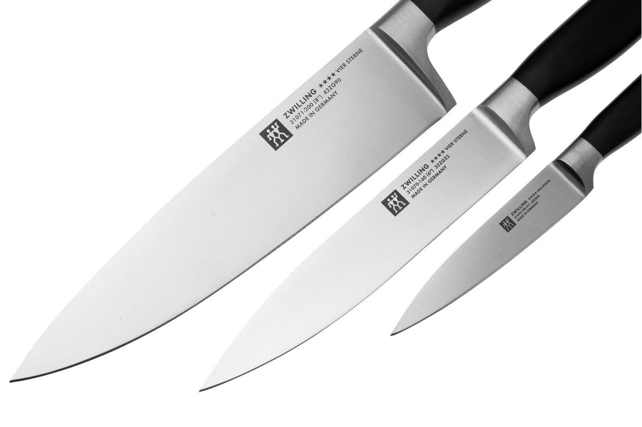 Zwilling J.A. Henckels Four Star 1002294 SharpBlock-messenblok, wit 4-delig