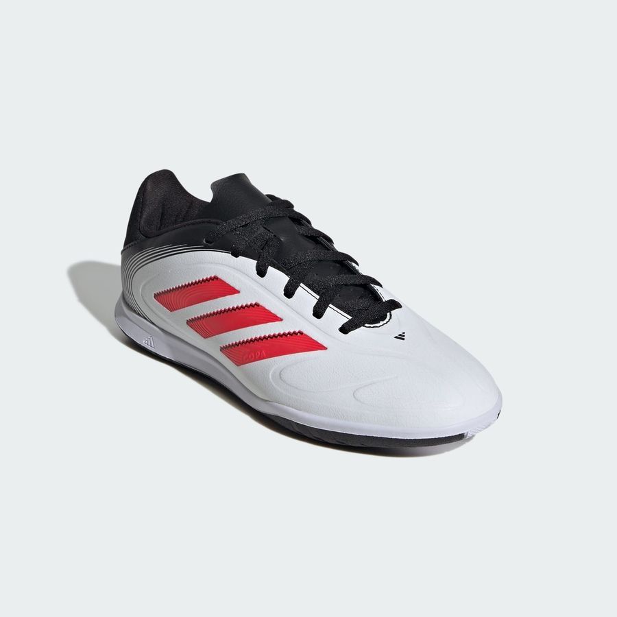 adidas Copa Pure Club III IN Pure Victory - Blanc/Lucid Red/Noir Enfant