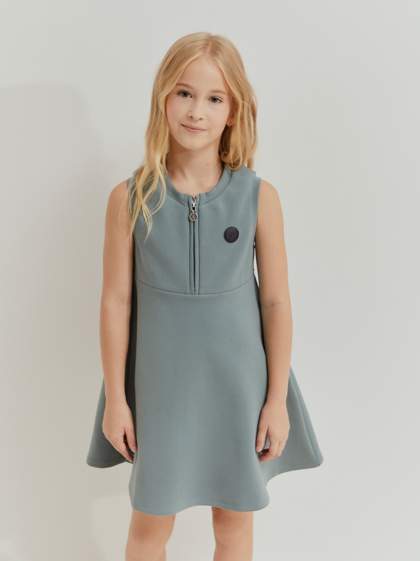 Vestido malha sem mangas