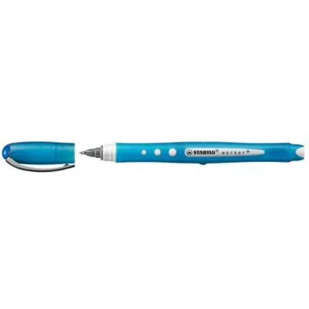 Tintenroller - STABILO worker+ colorful - medium - Einzelstift - blau