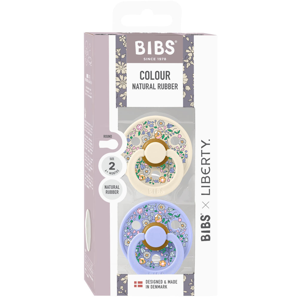 Køb Bibs X Liberty Ivory Mix Sut Colour 2-Pak Chloe Meadow Latex