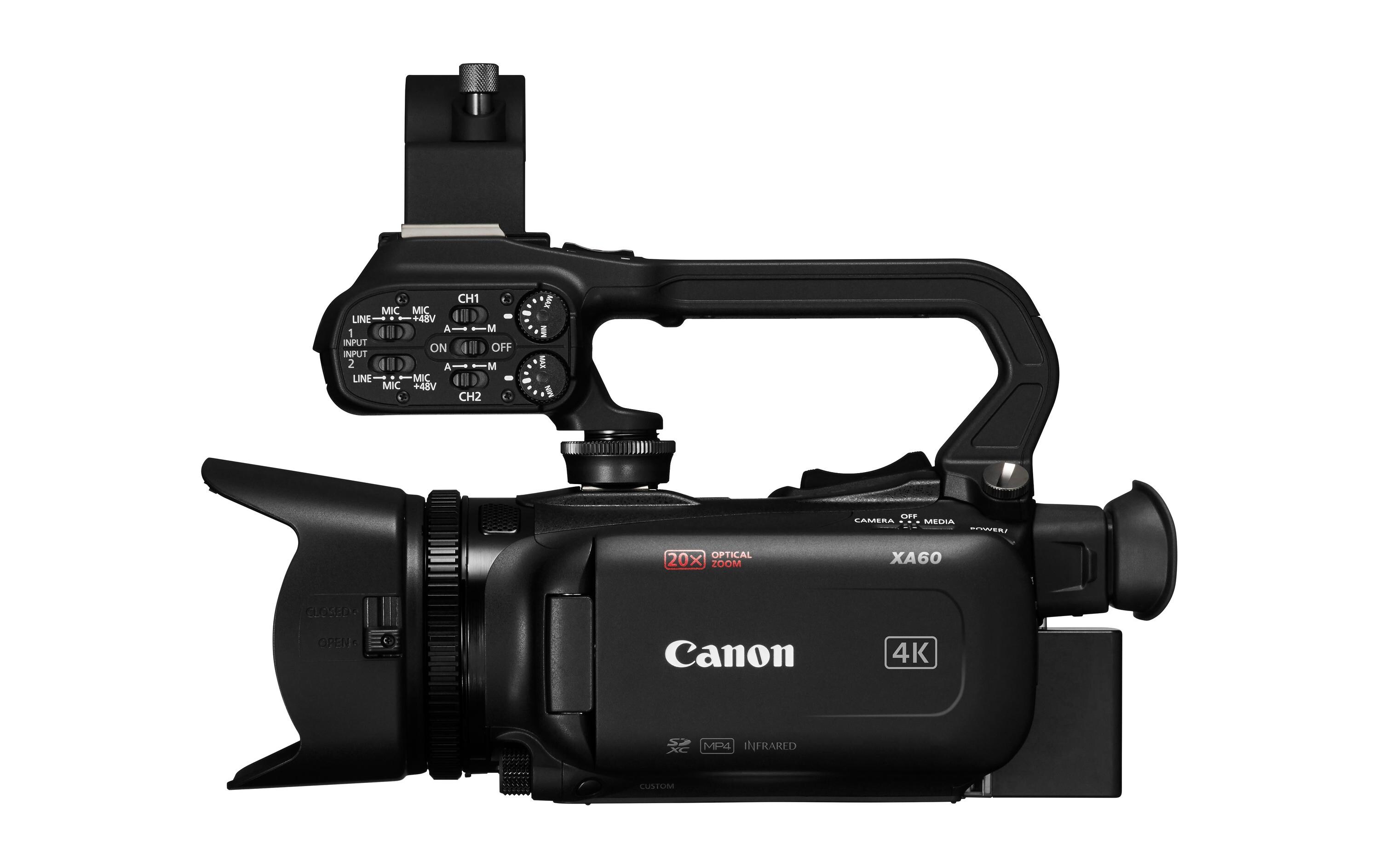 Videokamera XA60<br>4K-Profi-Camcorder mit 1/2.3-Zoll-Typ CMOS-Sensor