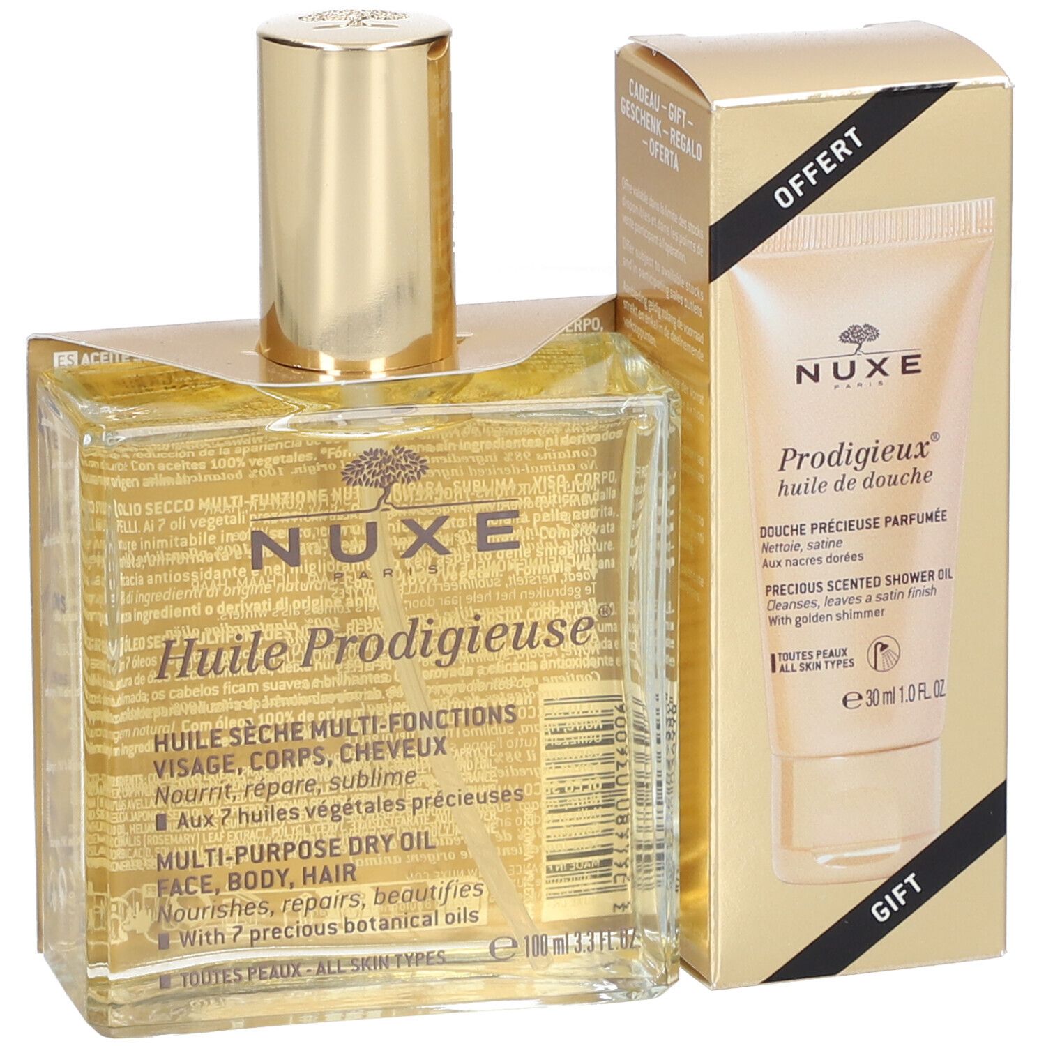 NUXE Huile Prodigieuse® & NUXE Prodigieux® Duschöl