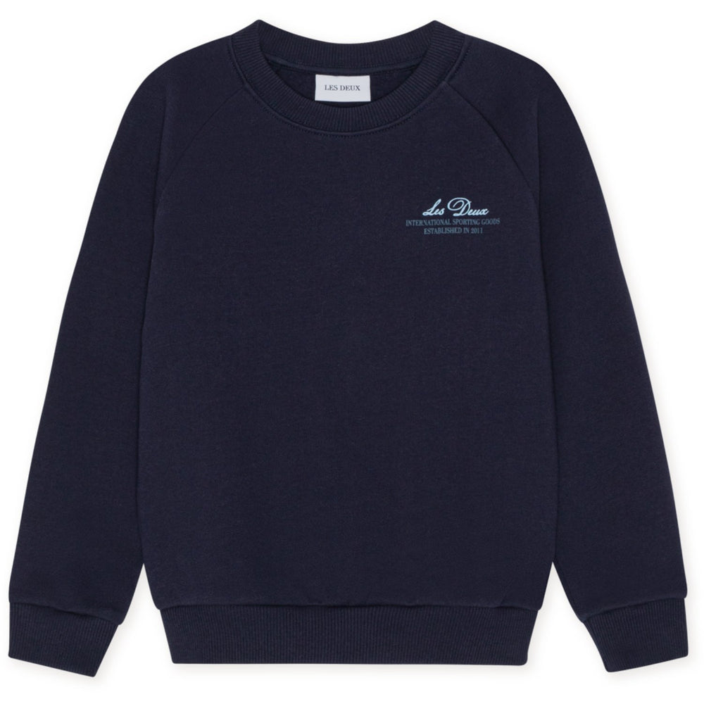 Køb Les Deux Kids Dark Navy Globe Sweatshirt