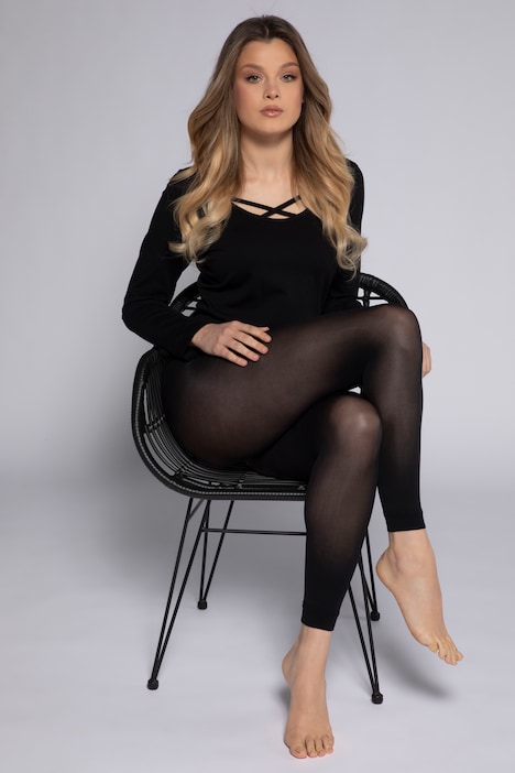 Strumpf-Leggings, 60 den, flache Nähte