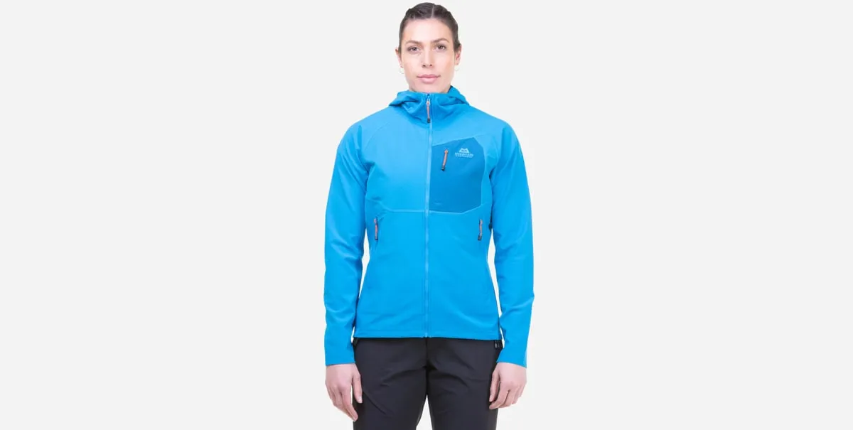 Mountain Equipment Arrow Hooded Wmns Jacket Medieval Blue